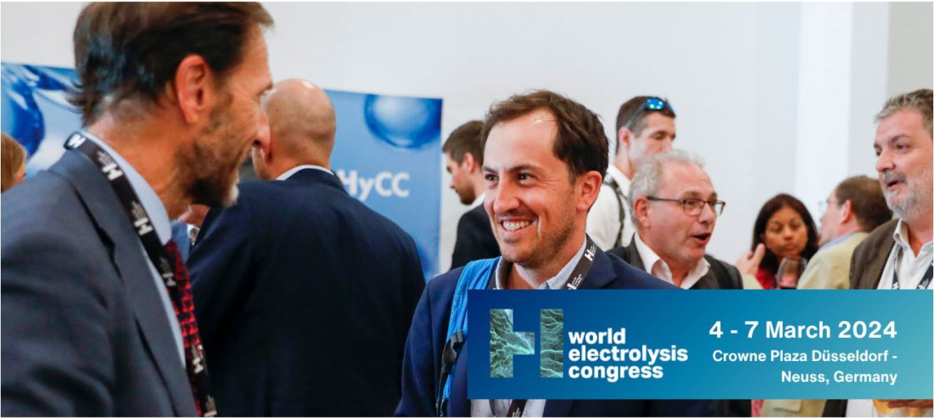 3rd World Electrolysis Congress (4-7 March 2024, Germany)