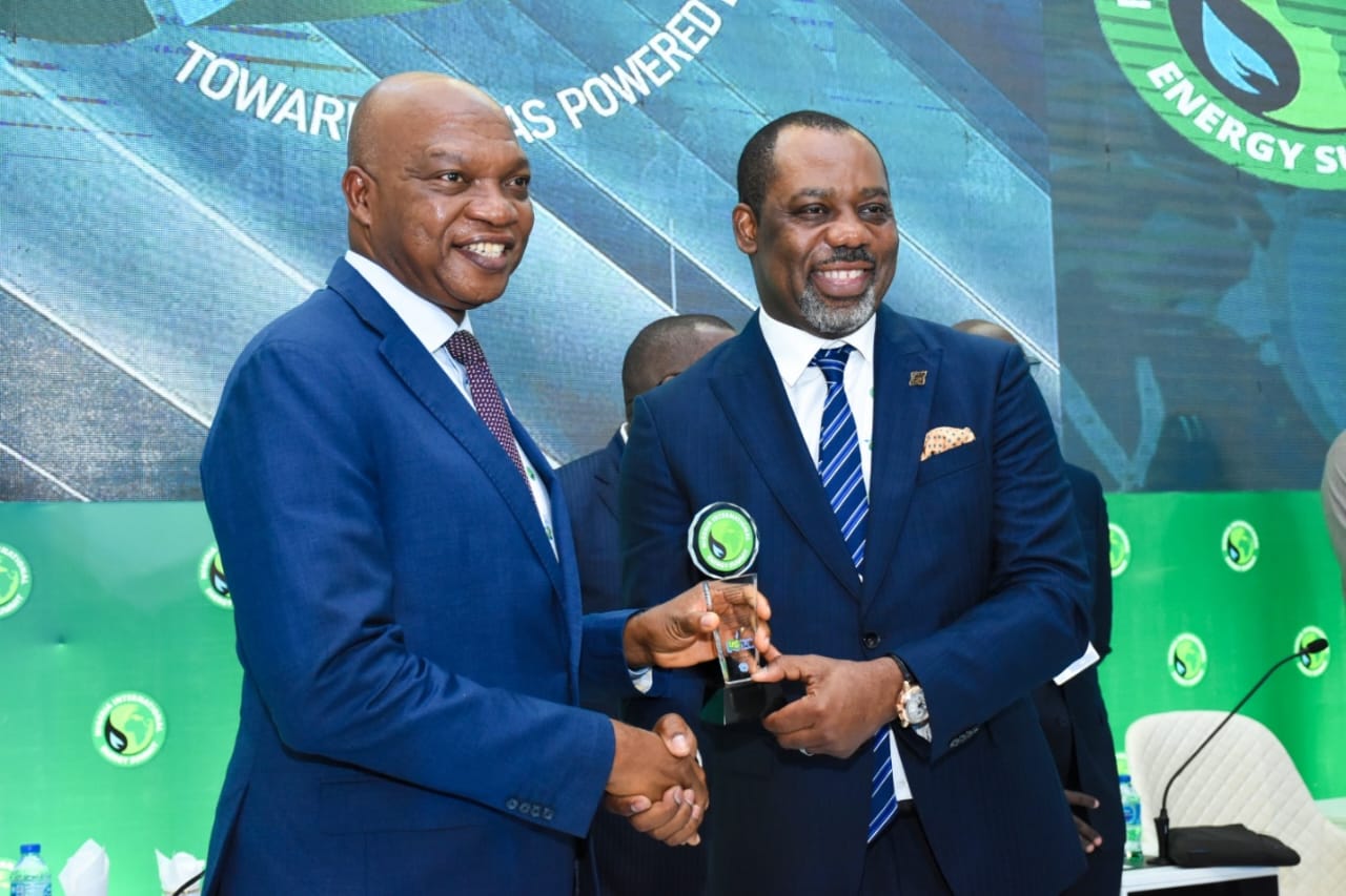 Managing Director, The Shell Petroleum Development Company of Nigeria Limited (SPDC) and Country Chair, Shell Companies in Nigeria, Osagie Okunbor at Nigeria International Energy Summit