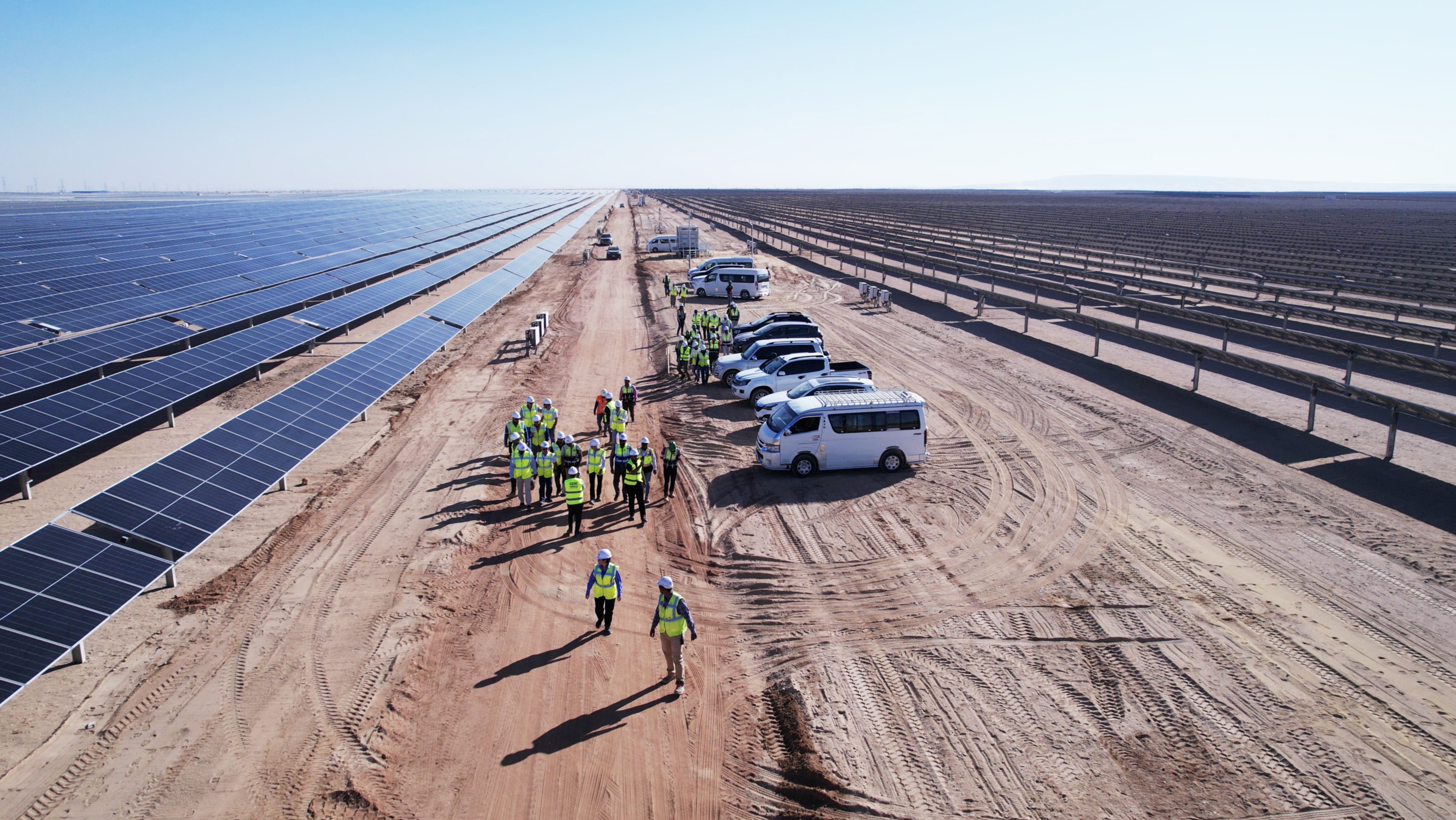 AMEA Power, Abydos Solar PV Plant in Egypt.